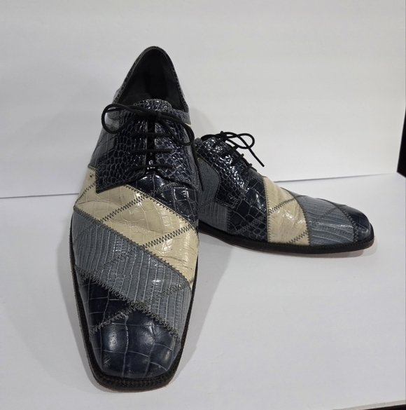 Stacy Adams Men\'s Patchwork Jazz Oxford Leather Dress Shoes Sz.13 M main image 7